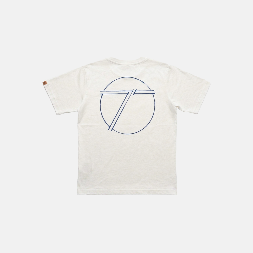 Super Flea Market+Type 7 (Porsche)+white_blue graphic t-shirt+Brand donation1